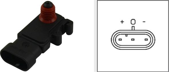 Kavo Parts EMS-1002 - Sensore, Pressione collettore d'aspirazione autozon.pro