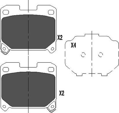 Kavo Parts KBP-9063 - Kit pastiglie freno, Freno a disco autozon.pro