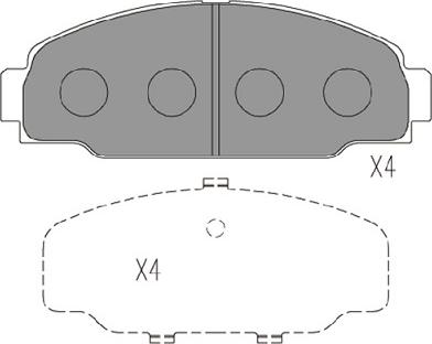 Kavo Parts KBP-9131 - Kit pastiglie freno, Freno a disco autozon.pro