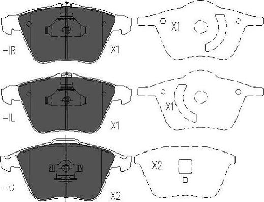 Kavo Parts KBP-4569 - Kit pastiglie freno, Freno a disco autozon.pro