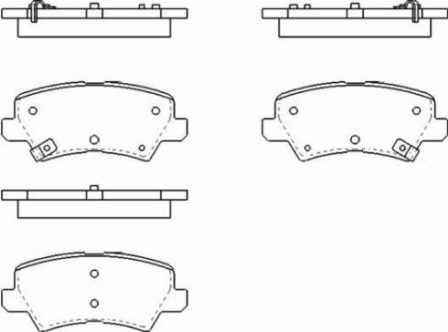 Kavo Parts KBP-4581 - Kit pastiglie freno, Freno a disco autozon.pro