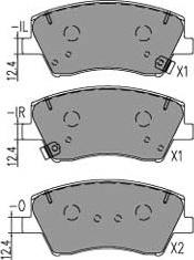 Kavo Parts KBP-4034 - Kit pastiglie freno, Freno a disco autozon.pro