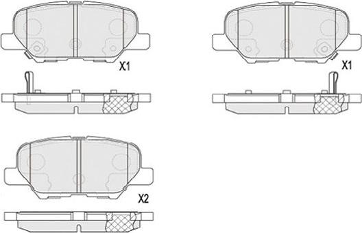 Kavo Parts KBP-5551 - Kit pastiglie freno, Freno a disco autozon.pro