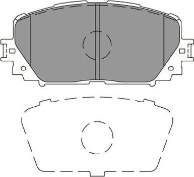 Kavo Parts KBP-5001 - Kit pastiglie freno, Freno a disco autozon.pro