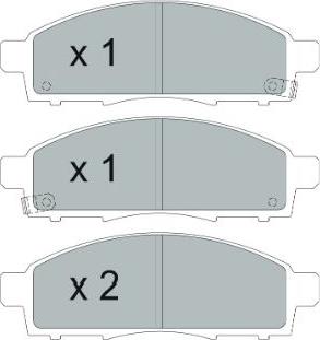 Kavo Parts KBP-6599 - Kit pastiglie freno, Freno a disco autozon.pro