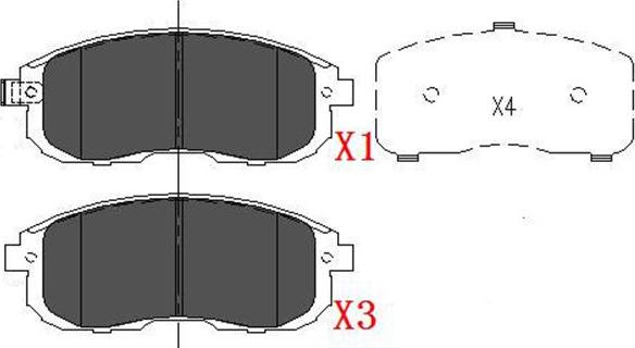 Kavo Parts KBP-6557 - Kit pastiglie freno, Freno a disco autozon.pro