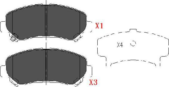 Kavo Parts KBP-6519 - Kit pastiglie freno, Freno a disco autozon.pro