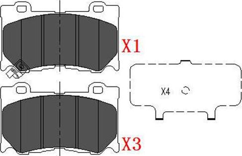 Kavo Parts KBP-6581 - Kit pastiglie freno, Freno a disco autozon.pro