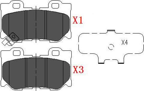 Kavo Parts KBP-6582 - Kit pastiglie freno, Freno a disco autozon.pro