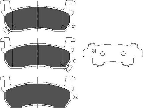 Kavo Parts KBP-6530 - Kit pastiglie freno, Freno a disco autozon.pro