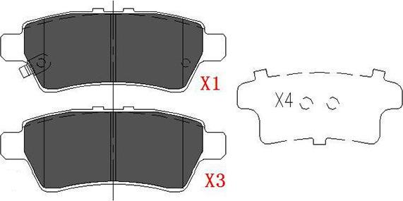 Kavo Parts KBP-6575 - Kit pastiglie freno, Freno a disco autozon.pro