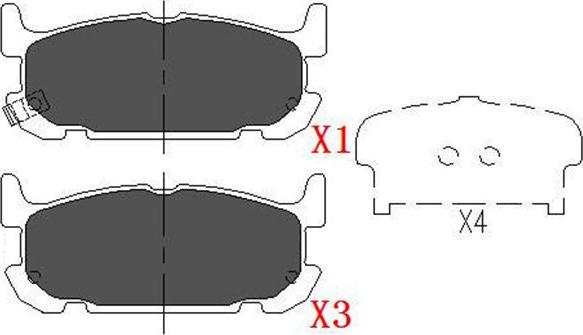 Kavo Parts KBP-6571 - Kit pastiglie freno, Freno a disco autozon.pro