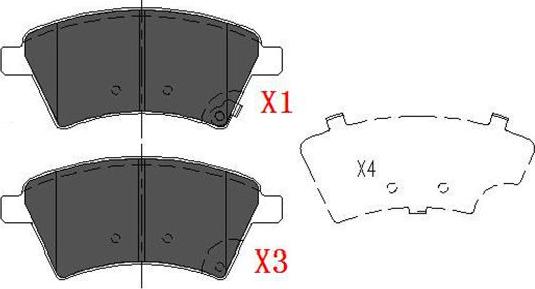 Kavo Parts KBP-8523 - Kit pastiglie freno, Freno a disco autozon.pro