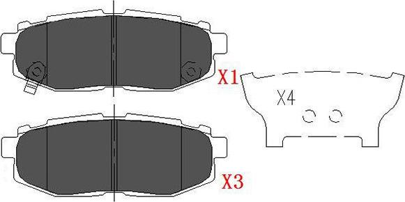 Kavo Parts KBP-8022 - Kit pastiglie freno, Freno a disco autozon.pro