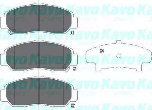 BOSCH 986424722 - Kit pastiglie freno, Freno a disco autozon.pro