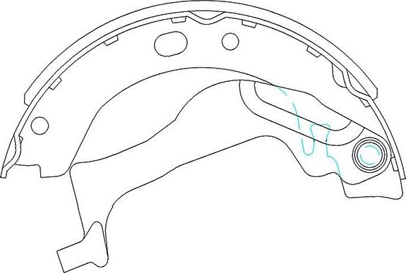 Kavo Parts KBS-9909 - Kit ganasce freno autozon.pro