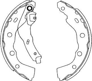 Kavo Parts KBS-6415 - Kit ganasce freno autozon.pro