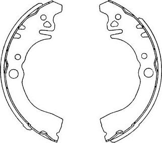 Kavo Parts KBS-1906 - Kit ganasce freno autozon.pro