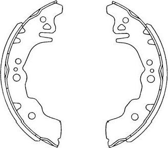 Kavo Parts KBS-1903 - Kit ganasce freno autozon.pro