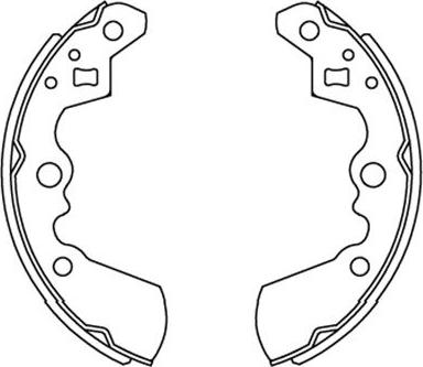 Kavo Parts KBS-8906 - Kit ganasce freno autozon.pro