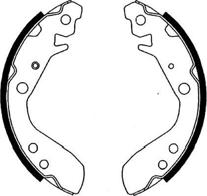 Kavo Parts KBS-2909 - Kit ganasce freno autozon.pro