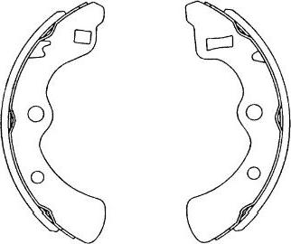 Kavo Parts KBS-2904 - Kit ganasce freno autozon.pro