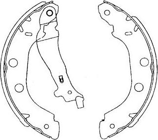 Kavo Parts KBS-7419 - Kit ganasce freno autozon.pro