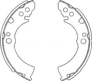 Kavo Parts KBS-7421 - Kit ganasce freno autozon.pro