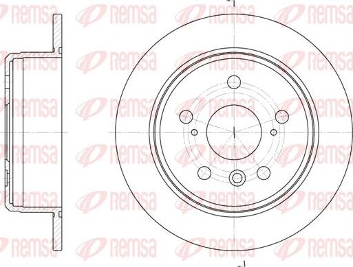 HELLA 8DD 355 105-091 - Discofreno autozon.pro