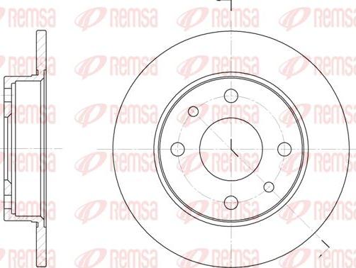 Kawe 6110 00 - Discofreno autozon.pro