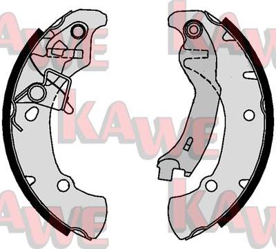 Kawe 09770 - Kit ganasce freno autozon.pro