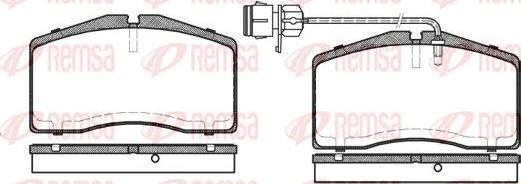 Kawe 0448 02 - Kit pastiglie freno, Freno a disco autozon.pro