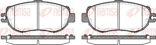 Kawe 0456 00 - Kit pastiglie freno, Freno a disco autozon.pro