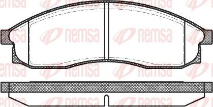 Kawe 0469 00 - Kit pastiglie freno, Freno a disco autozon.pro