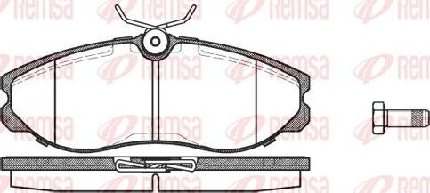 Kawe 0462 00 - Kit pastiglie freno, Freno a disco autozon.pro