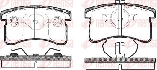 Kawe 0489 00 - Kit pastiglie freno, Freno a disco autozon.pro