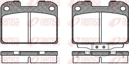 Kawe 0476 00 - Kit pastiglie freno, Freno a disco autozon.pro