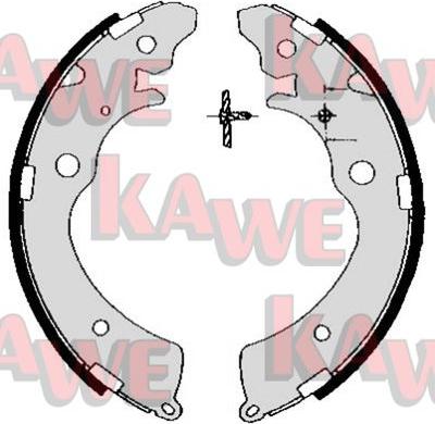 Kawe 05690 - Kit ganasce freno autozon.pro