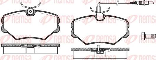 Kawe 0500 02 - Kit pastiglie freno, Freno a disco autozon.pro