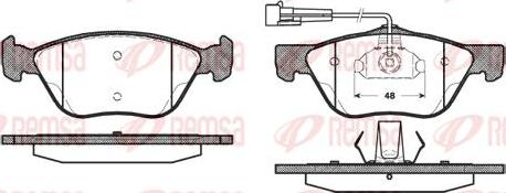 Kawe 0589 02 - Kit pastiglie freno, Freno a disco autozon.pro