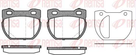 Kawe 0584 20 - Kit pastiglie freno, Freno a disco autozon.pro