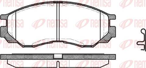 Kawe 0583 00 - Kit pastiglie freno, Freno a disco autozon.pro