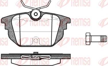 Kawe 0692 00 - Kit pastiglie freno, Freno a disco autozon.pro