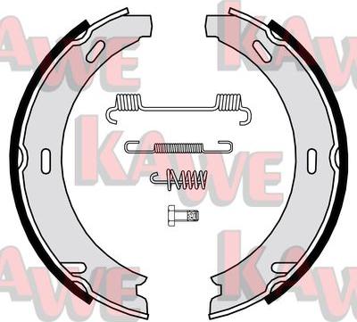 Kawe 06869 - Kit ganasce, Freno stazionamento autozon.pro