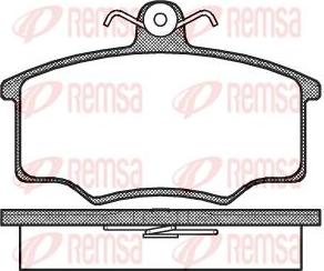 Kawe 0046 00 - Kit pastiglie freno, Freno a disco autozon.pro