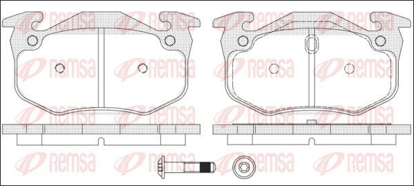 Kawe 0144 70 - Kit pastiglie freno, Freno a disco autozon.pro