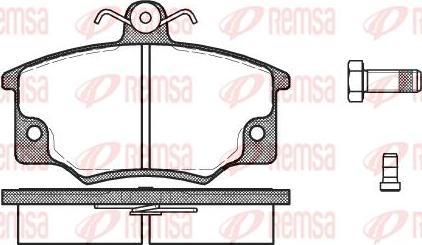 Kawe 0146 44 - Kit pastiglie freno, Freno a disco autozon.pro