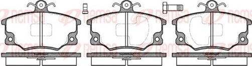 Kawe 0146 80 - Kit pastiglie freno, Freno a disco autozon.pro