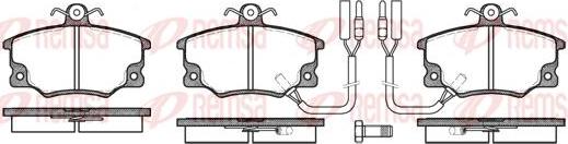 Kawe 0146 22 - Kit pastiglie freno, Freno a disco autozon.pro