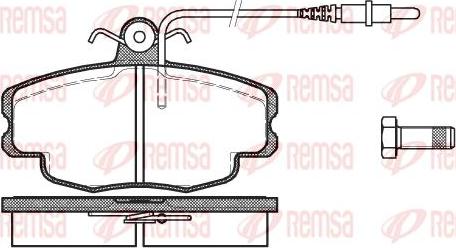 Kawe 0141 24 - Kit pastiglie freno, Freno a disco autozon.pro